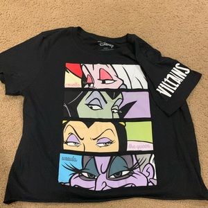 Disney Villains Black Short Sleeve Tee